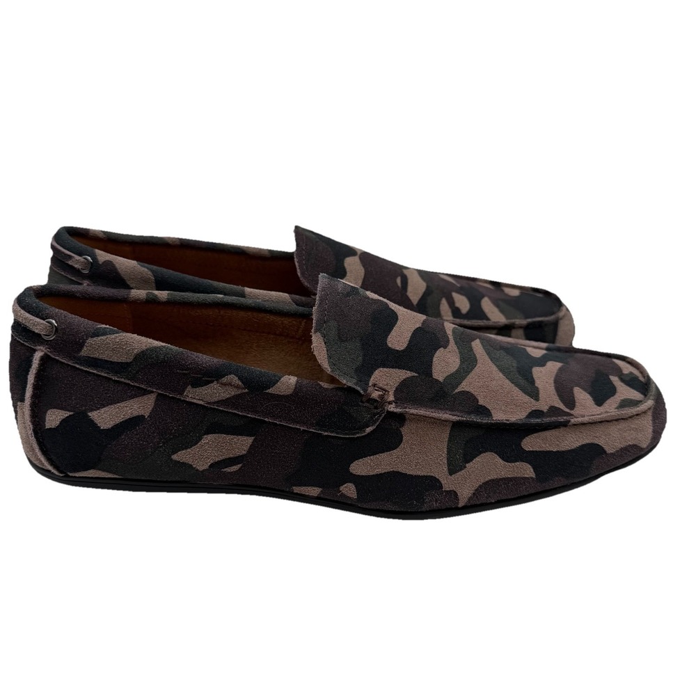 Alfani Bromley Camo Men's Shoes Sz 10.5 Drivers Loafers Suede Slip On Camouflage - Picture 5 of 10